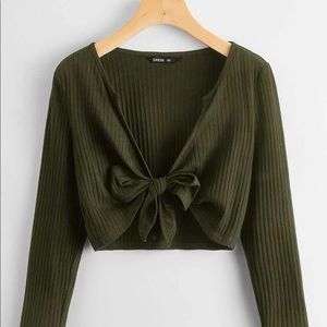 NWOT SHEIN Wrap Top